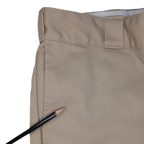 Dickies Mens 38 Work Pants Khaki 874 Original Fit Flex Movement Mens 38 READ - Picture 7 of 14